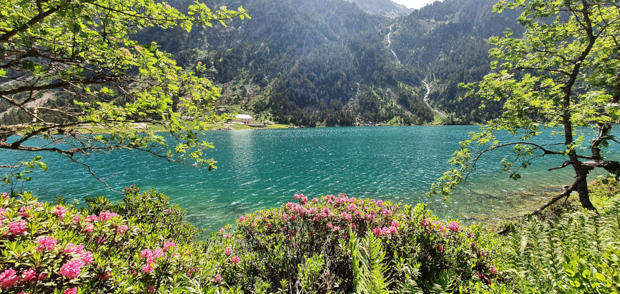 lac d'altitude exploré lors d'un séjour trekking pêche